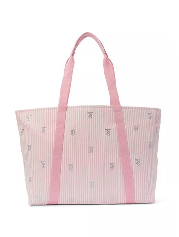 Сумка-шопер в рожеву смужку Heritage Stripe Tote Bag