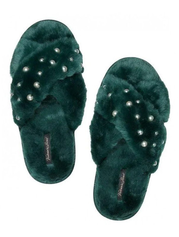 Домашні капці Criss Cross Faux Fur Slippers