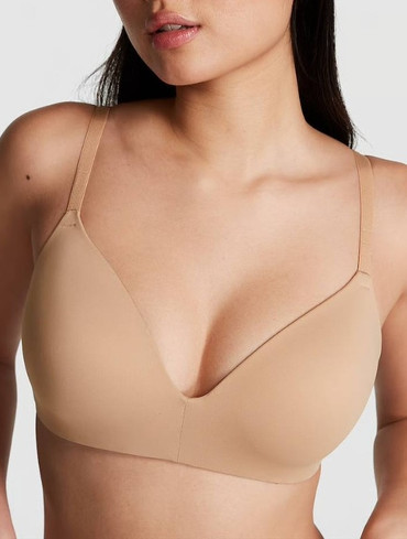 Бюстгальтер безкаркасний безшовний без пуш-ап бежевий Wear Everywhere Lightly