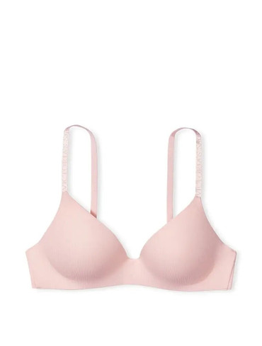 Бюстгальтер безкаркасний безшовний без пуш-ап рожевий пудра Lightly Lined Wireless Bra