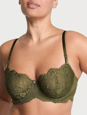 Бюстгальтер мереживний без підкладки зелений Wicked Unlined Lace Balconette Bra