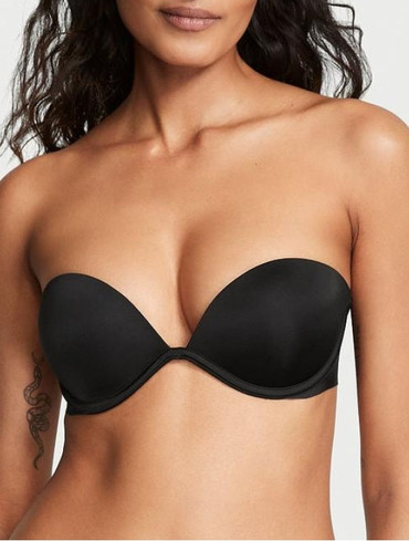 Бюстгальтер з пуш-ап балконт чорний Every-Way Strapless Bra
