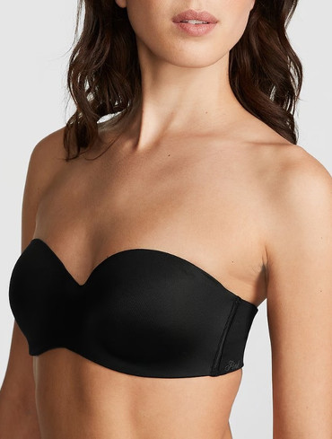 Бюстгальтер з пуш-ап балконет чорний Wear Everywhere Strapless Push-Up Bra