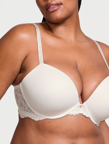 Бюстгальтер з пуш-ап білий молочний Smooth & Lace Push-Up Bra