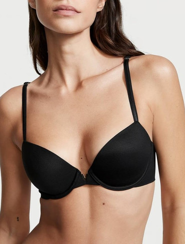Бюстгальтер без пуш-ап чорний Smooth Lightly Lined Plunge Demi Bra