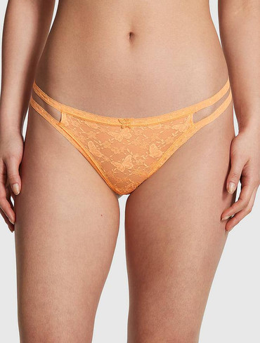 Трусики стрінги мереживні оранжеві Wink Strappy Thong Panty