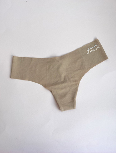 Трусики стрінги безшовні бежеві No Show Thong Panty