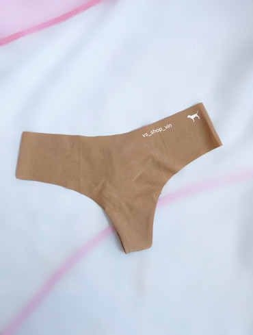 Трусики стрінги безшовні Пінк бежеві No Show Thong Panty