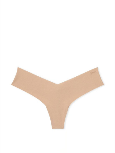 Трусики стрінги безшовні бежеві No Show Thong Panty