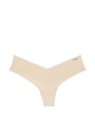Трусики стрінги безшовні бежеві No Show Thong Panty