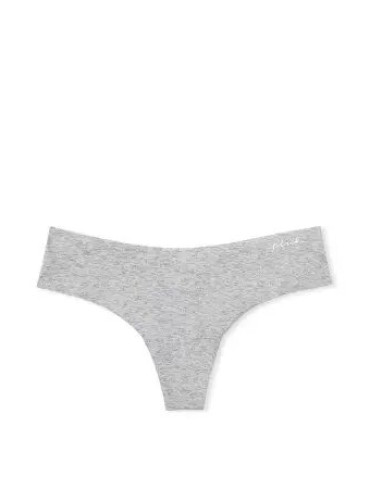 Трусики стрінги безшовні сірі No Show Thong Panty