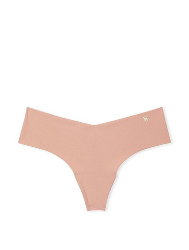 Трусики стрінги безшовні бежеві No Show Thong Panty