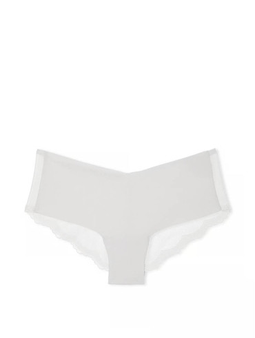 Трусики чікі безшовні з мереживом сірі No-Show Cheeky Panty