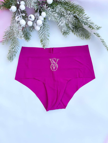 Трусики чікі безшовні рожеві No-Show Cheeky Panty