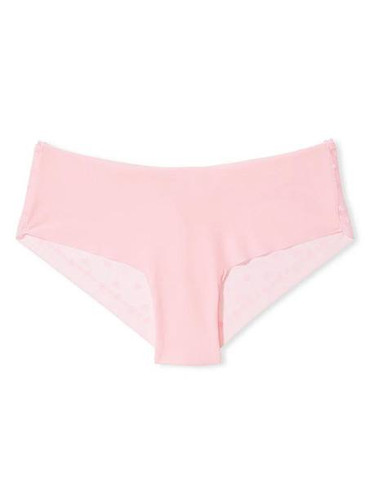 Трусики чікі безшовні з мереживом рожеві пудра No-Show Cheeky Panty
