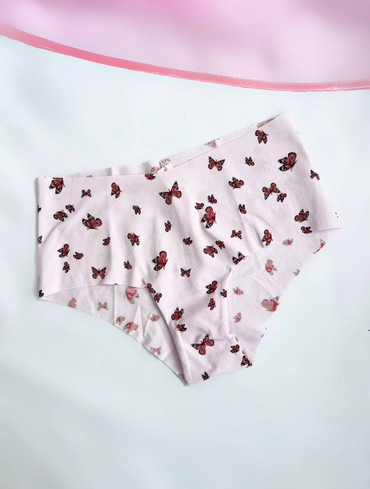 Трусики чікі безшовні бузкові No-Show Cheeky Panty