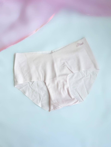 Трусики бікіні безшовні рожеві No-Show Hiphugger Panty