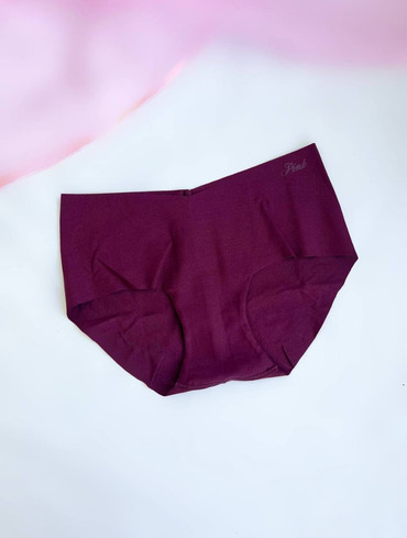 Трусики бікіні безшовні бордові No-Show Hiphugger Panty