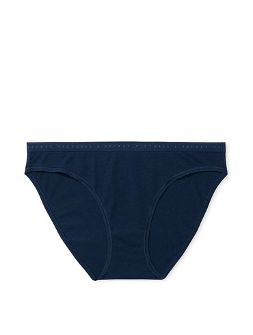 Трусики бікіні бавовняні чорні Stretch Cotton Bikini Panty
