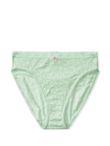 Трусики бавовняні бріфи мятні Stretch Cotton High-Leg Brief Panty