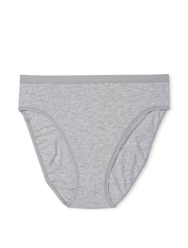 Трусики бавовняні бріфи сірі Stretch Cotton High-Leg Brief Panty