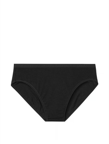 Трусики бавовняні бріфи чорні Stretch Cotton High-Leg Brief Panty