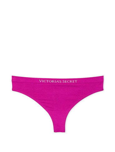 Трусики стрінги з мікрофібри рожеві Seamless Thong Panty