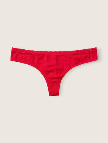 Трусики стрінги з мікрофібри червоні Seamless Thong Panty