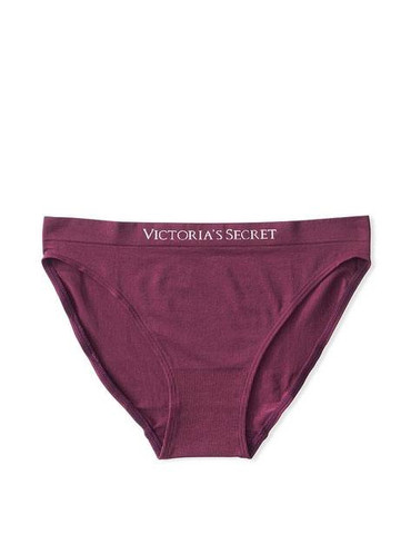 Трусики бікіні з мікрофібри бордові Seamless Bikini Panty