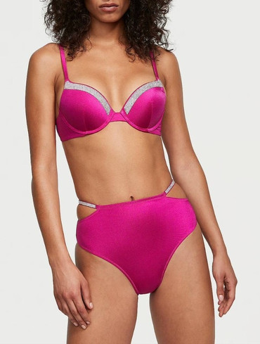 Купальник з пуш-ап Shine Strap Push-Up Top & Brazilian Bottom