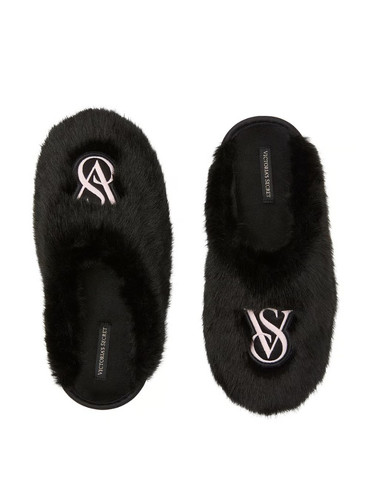 Домашні капці хутряні Luxe Plush Closed-Toe Slippers