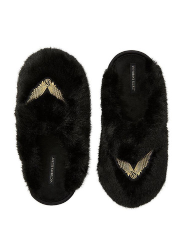 Домашні капці хутряні Luxe Plush Closed-Toe Slippers