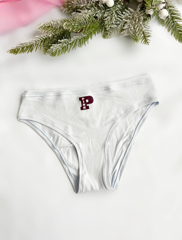 Трусики чікі бавовняні блакитні Cotton Cheeky Panty