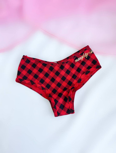 Трусики чікі бавовняні червоні Cheeky Panty