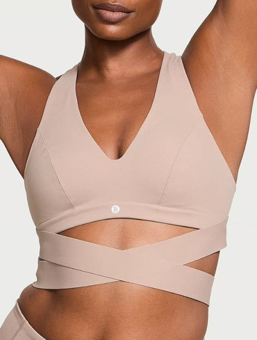 Спортивний топ-бюсгальтер із завʼязками VSX Elevate Plunge Wrap Sports Bra