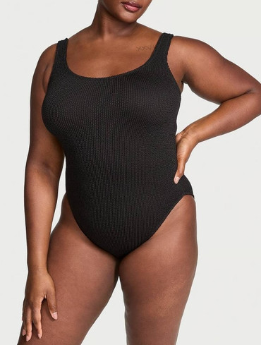 Суцільний купальник жатка Crinkle Scoop One-Piece Swimsuit