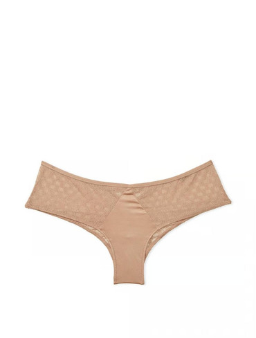 Трусики чікі люкс мереживні бежеві Icon by Icon Lace Cheeky Panty