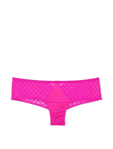 Трусики чікі мереживні рожеві Cheeky Panty