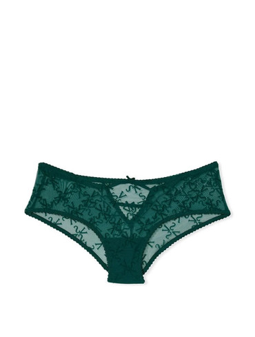 Трусики чікі сіточкою зелені Cheeky Panty