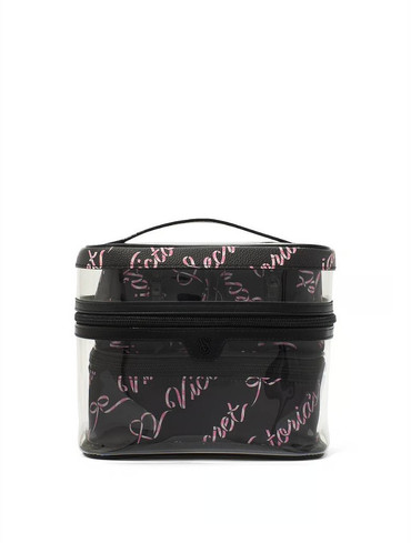 Набір косметичок 4 в 1 червоний 4-Piece Makeup Bag Set