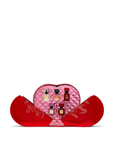 Подарунковий набір міні парфумів 5-Piece Fragrance Discovery Gift Set including Tease Sugar Fleur and Heart-Shaped Box