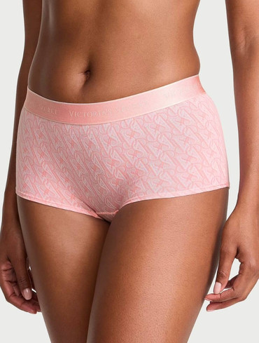 Трусики шорти бавовняні з логорезинкою Logo Cotton Boyshort Panty