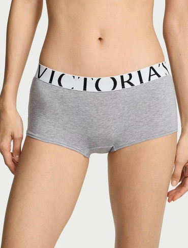 Трусики шорти бавовняні з логорезинкою Exploded Logo Cotton Boyshort Panty